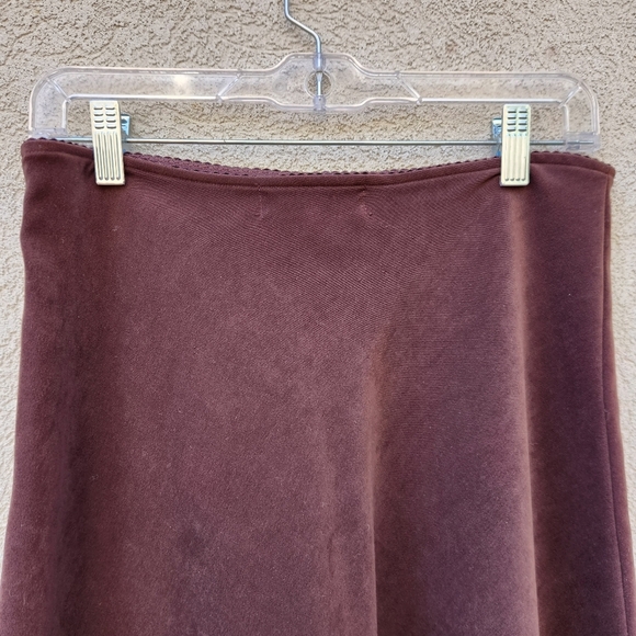 Ilyse Hart Skirt Women's Small Brown Floral Embroidered Lined Flare Midi - Picture 2 of 10